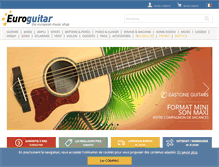 Tablet Screenshot of fr.euroguitar.com
